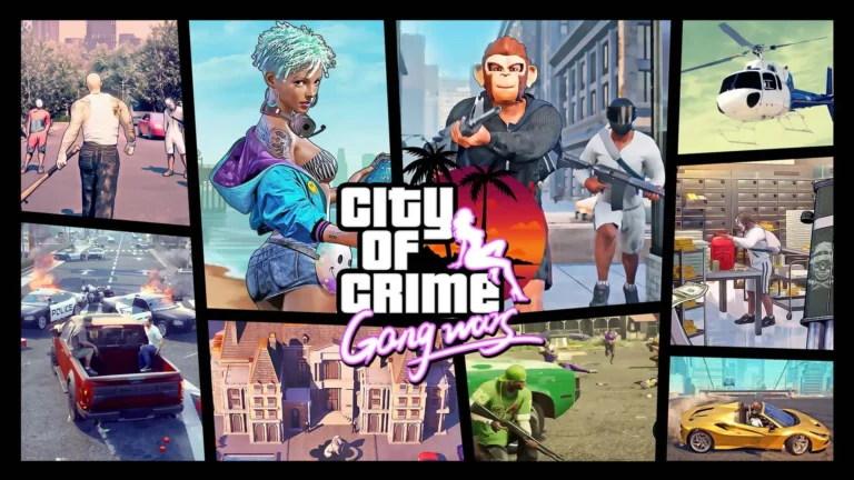 لقطة شاشة 1 من تحميل لعبة City of Crime Gang Wars مهكرة للاندرويد