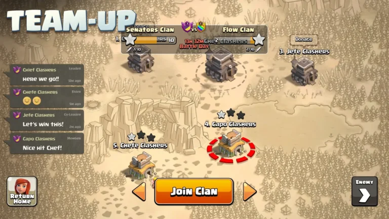 لقطة شاشة 2 من تحميل كلاش اوف كلانس مهكرة Clash of clans Apk