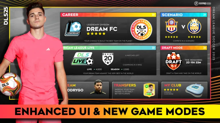 لقطة شاشة 3 من تنزيل دريم ليج مهكرة Dream League Soccer 2027