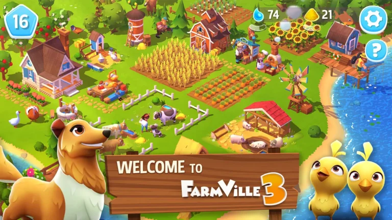 لقطة شاشة 2 من تحميل لعبة FarmVille 3 مهكرة 2026 للاندرويد