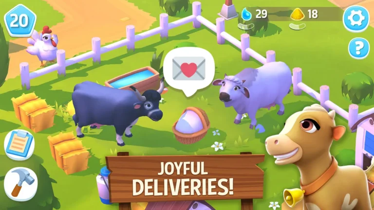 لقطة شاشة 3 من تحميل لعبة FarmVille 3 مهكرة 2026 للاندرويد