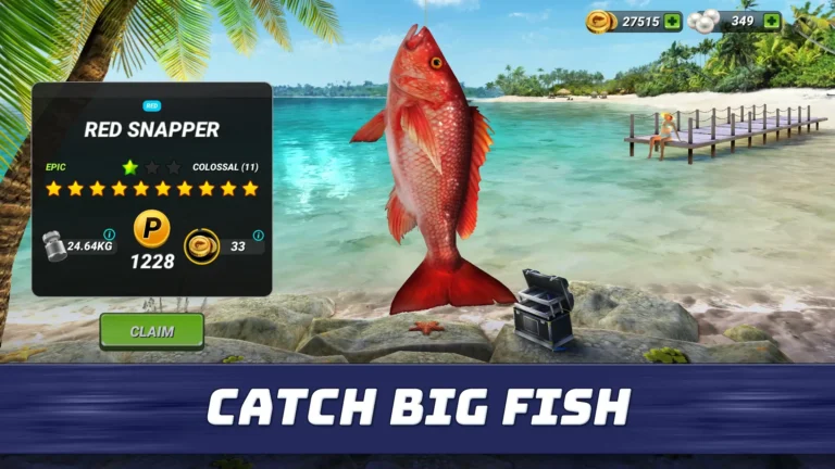 لقطة شاشة 2 من تحميل لعبة Fishing Clash مهكرة 2026 للاندرويد
